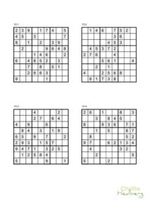 Sudoku 9x9 nr 10 sida 1