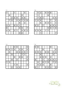 Sudoku 9x9 nr 1 sida 1