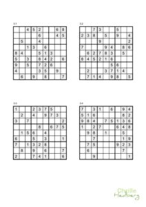 Sudoku 9x9 nr 3 sida 1