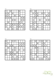 Sudoku 9x9 nr 7 sida 1