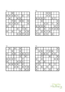 Sudoku 9x9 nr 9 sida 1